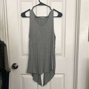 Constantly Varied Gear Gray Tie Back Tank